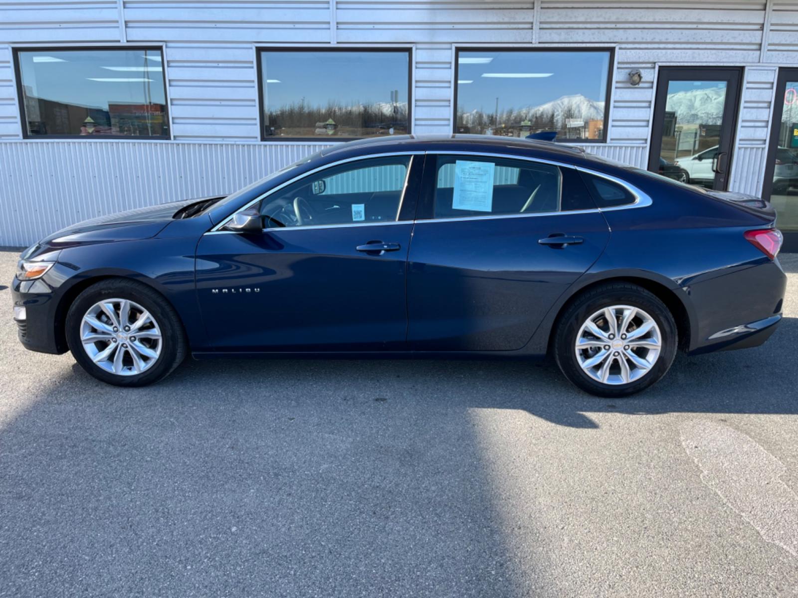 2022 BLUE /Black CHEVROLET MALIBU LT (1G1ZD5ST7NF) with an 1.5L engine, Continuously Variable transmission, located at 1960 Industrial Drive, Wasilla, 99654, (907) 274-2277, 61.573475, -149.400146 - Photo #1